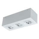 Plafon Spot Sobrepor em Alumínio p/ 3x AR70 ST2892-Starlumen-Branco-