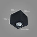 Plafon Spot Sobrepor em Alumínio para AR70 ST2893-Starlumen-Starlumen