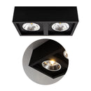 Plafon Spot de Sobrepor Box Duplo p/ 2XGU10 AR111 Starlumen ST2950-Starlumen-Preto-