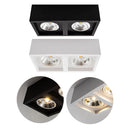 Plafon Spot de Sobrepor Box Duplo p/ 2XGU10 AR111 Starlumen ST2950-Starlumen-