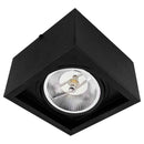 Plafon Spot de Sobrepor Box em Alumínio p/ LED AR111 1XGU10 Starlumen ST2939-Starlumen-Preto-