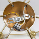 Plafon Zoe Em Metal P/ 9 Lâmpadas E27 75x40cm bronze St1764-Plafons-Starlumen