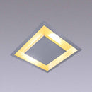 Plafon de Embutir Teto Quadrado Luz Indireta 45cm P/ 4 E27 ST1215-Starlumen-