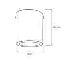 Plafon de Sobrepor Redondo Foco Fixo p/ AR70 GU10 Starlumen ST2951-Starlumen-