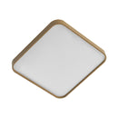 Plafon em Metal e Acrílico Amadeirado Timber 40cm LED 24W ST1936-Opus-Starlumen