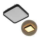 Plafon em Metal e Acrílico Black 28x28cm LED 12W ST1940-Opus-Starlumen