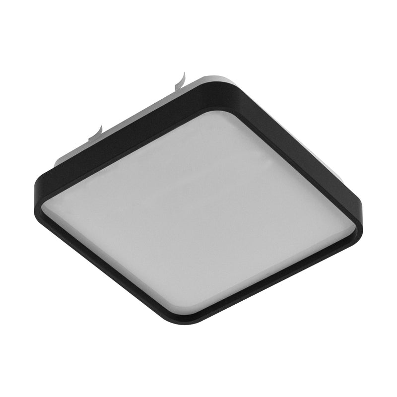 Plafon em Metal e Acrílico Black 28x28cm LED 12W ST1940-Opus-Starlumen