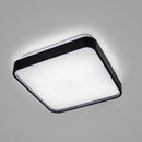 Plafon em Metal e Acrílico Black 28x28cm LED 12W ST1940-Opus-Branco Frio - 6500K-Bivolt-Starlumen