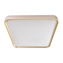 Plafon Painel LED Sobrepor 36W Toronto Multicor 180° Quadrado Branco c/ Dourado Hevvy ST3110 