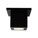 Plafon Spot Box Lexy Sobrepor de Teto Starlumen 1 Facho 1xGU10 Interno e Externo ST3070 DETALHE LATERAL PLAFON PRETO