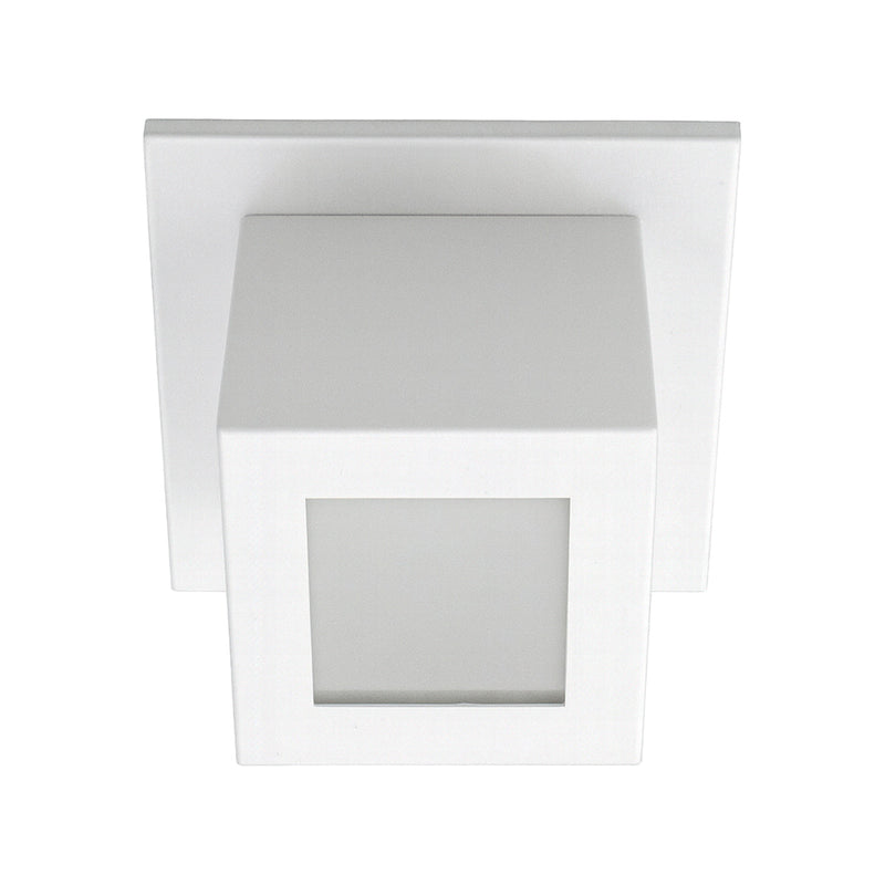 Plafon Spot Box Lexy Sobrepor de Teto Starlumen 1 Facho 1xGU10 Interno e Externo ST3070 PLAFON BRANCO 
