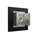 Plafon Spot Box Lexy Sobrepor de Teto Starlumen 1 Facho 1xGU10 Interno e Externo ST3070 DETALHE PRETO SOQUETE GU10