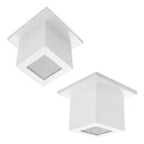 Plafon Spot Box Lexy Sobrepor de Teto Starlumen 1 Facho 1xGU10 Interno e Externo ST3070 PLAFON BRANCO DETALHES
