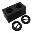 Plafon Spot Duplo 2 Focos 2xE27 Alumínio Sobrepor Moderna Starlumen ST3236-Preto