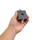 Plafon Spot Embutir Pontual p/ MR11 6x6cm Alumínio 1991 ST3273-Preto