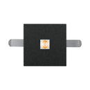 Plafon Spot Embutir Pontual p/ MR11 6x6cm Alumínio 1991 ST3273-Preto