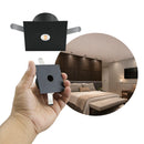 Plafon Spot Embutir Pontual p/ MR11 6x6cm Alumínio 1992 ST3273-Preto