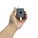 Plafon Spot Embutir Pontual p/ MR11 6x6cm Alumínio 1992 ST3273-Preto