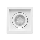 Plafon Spot de Sobrepor Loyo Recuado Box Quadrado p/ PAR20 Starlumen ST3244 - Branco