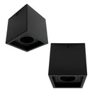 Plafon Spot de Sobrepor Loyo Recuado Box Quadrado p/ PAR20 Starlumen ST3244 - Preto