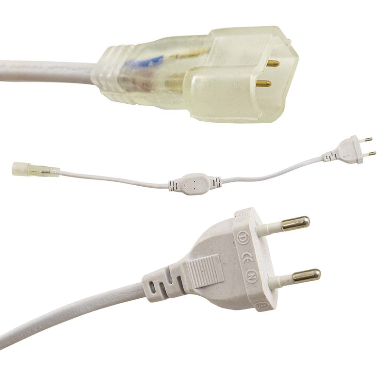 Plug com Tomada p/ Fita LED 240 LEDs/M e Tensão de Entrada 127V ST3011-Starlumen-Starlumen