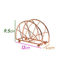 Porta Guardanapo Metal Aramado Cobre Rose Gold Zl0003 St1681-BTC Decor-Starlumen
