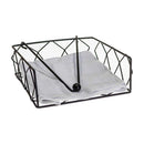 Porta Guardanapo Metal Aramado Quadrado 19x19cm ZL0035 St1646-Starlumen-
