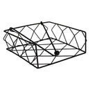 Porta Guardanapo Metal Aramado Quadrado 19x19cm ZL0035 St1646-Starlumen-