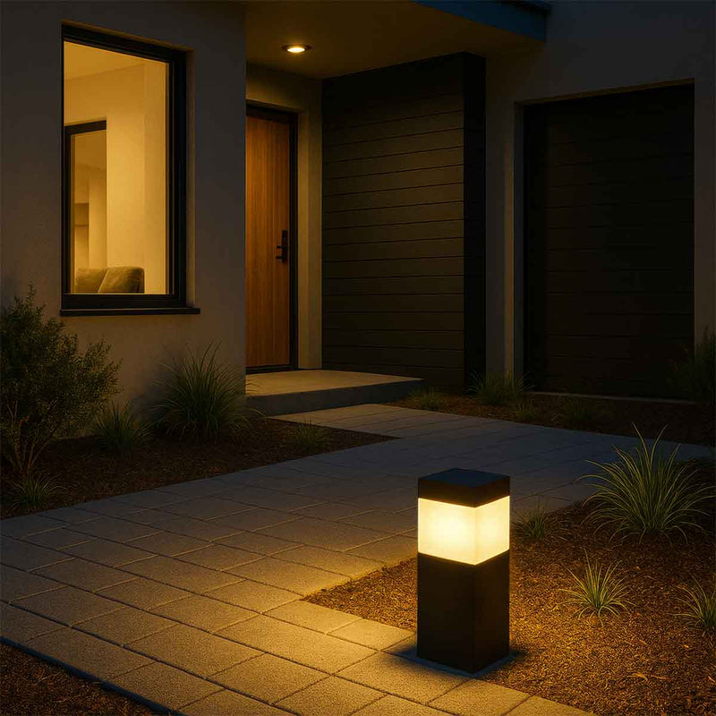 Poste Balizador Grivor 20cm P/ Jardim em Alumínio Starlumen ST2791-Starlumen-