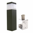 Poste Balizador Grivor 30cm P/ Jardim Em Alumínio 1xE27 ST1301 - Verde Militar-Starlumen-