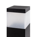 Poste Balizador Grivor 30cm P/ Jardim Em Alumínio Starlumen St1301 - Preto-Starlumen-