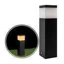 Poste Balizador Grivor 30cm P/ Jardim Em Alumínio Starlumen St1301 - Preto-Starlumen-