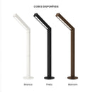 Poste Balizador Luminária Jardim Externo Ravi Max T8 St3168 - Preto-Starlumen do Brasil-