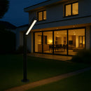 Poste Balizador Luminária Jardim Externo Ravi Max T8 St3168 - Preto-Starlumen do Brasil-