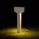 Poste Balizador Luminária Jardim Lunor Duo 2 Focos P/ MR11 ST2767 - Branco-Starlumen-