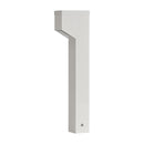 Poste Balizador Luminária Jardim Lunor Uno 1 Foco P/ MR11 ST2766 - Branco-Starlumen-