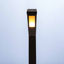 Poste Balizador Luminária de Jardim Externo Ravi P/ T40 Starlumen ST3152 - Marrom-Starlumen-