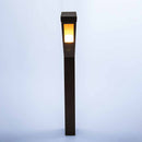 Poste Balizador Luminária de Jardim Externo Ravi P/ T40 Starlumen ST3152 - Marrom-Starlumen-