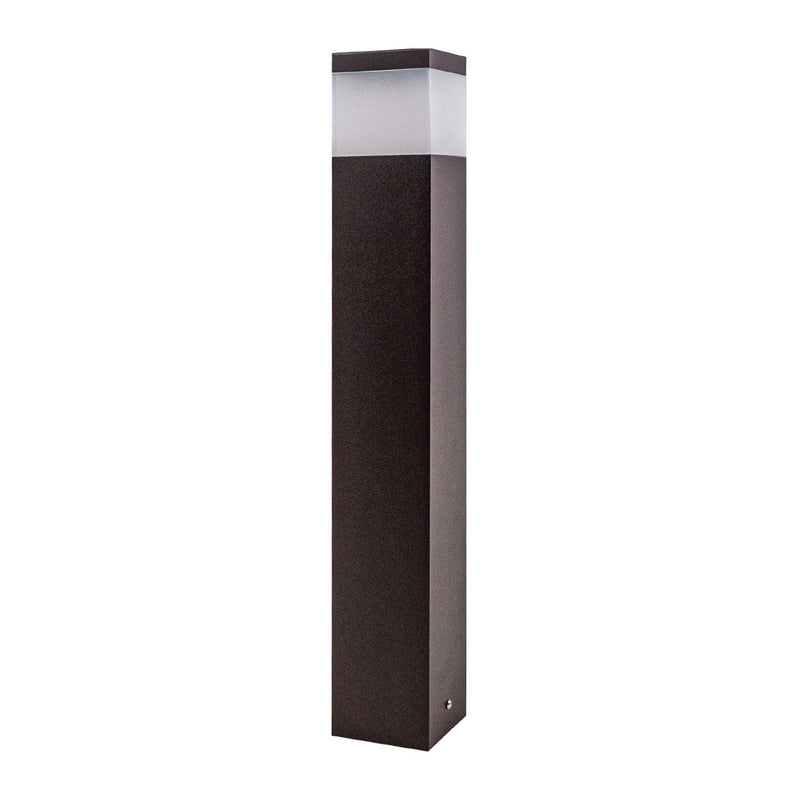 Poste Balizador Luminária de Jardim Grivor 50cm Starlumen ST222 - Marrom-Starlumen-