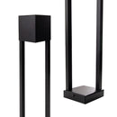 Poste Balizador de Jardim Flash Externo Preto Moderno 1xGU10 PA-406 ST3252-Starlumen-