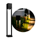 Poste Balizador de Jardim Flash Externo Preto Moderno 1xGU10 PA-406 ST3252-Starlumen-
