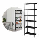 Prateleira Estante Multiuso em Aço com 6 Níveis Ajustáveis Starlumen ST2952-STARLUMEN-Preto-