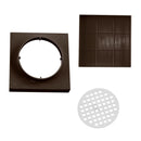 Ralo Oculto Invisivel Anti Inseto Piso Porcelanato Marrom ST2781-Starlumen-