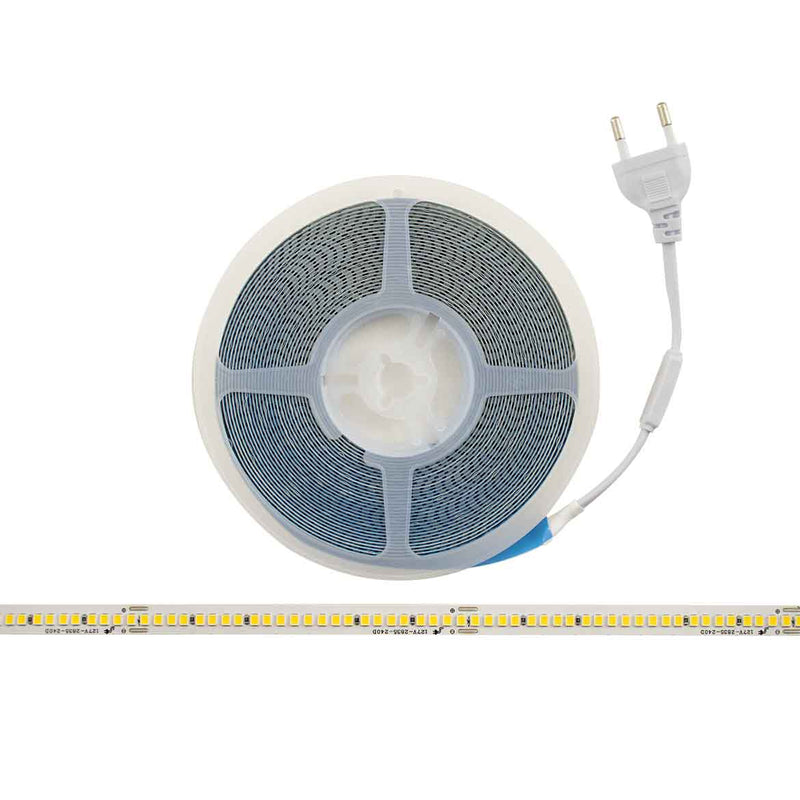Rolo de Fita LED 10 Metros 3528 240 LEDs/m Branco Quente 110V IP44 ST3011-Starlumen-Starlumen
