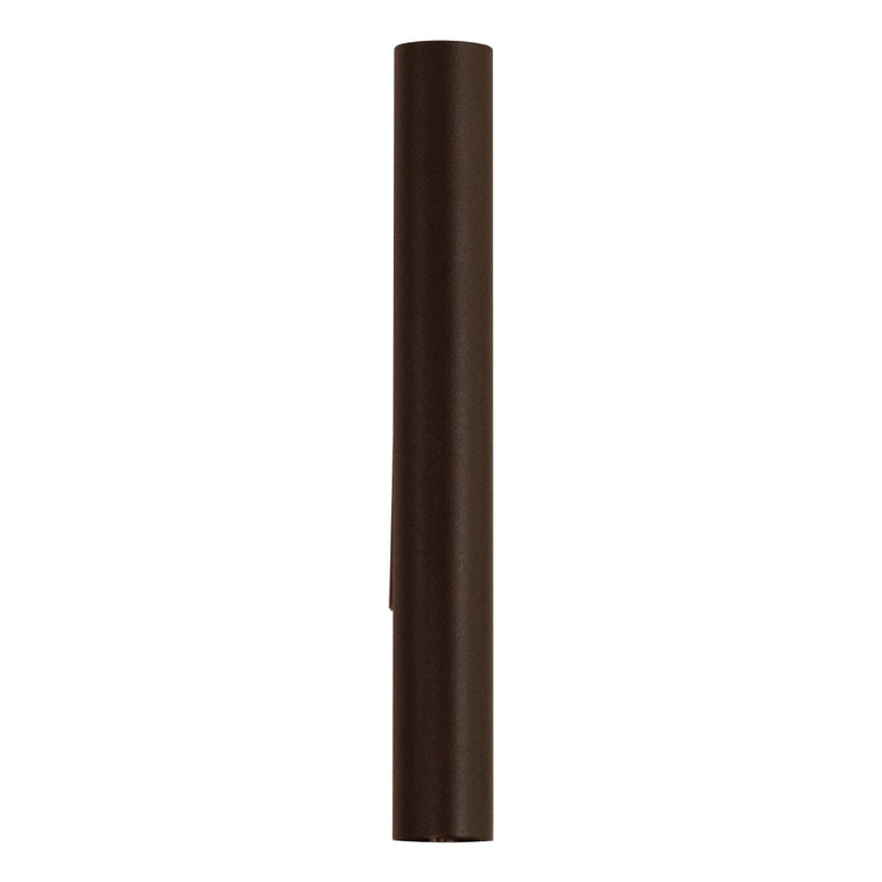 Arandela Tubo Cilindro 30cm Marrom 2 fachos p/ MR11 Starlumen ST2773