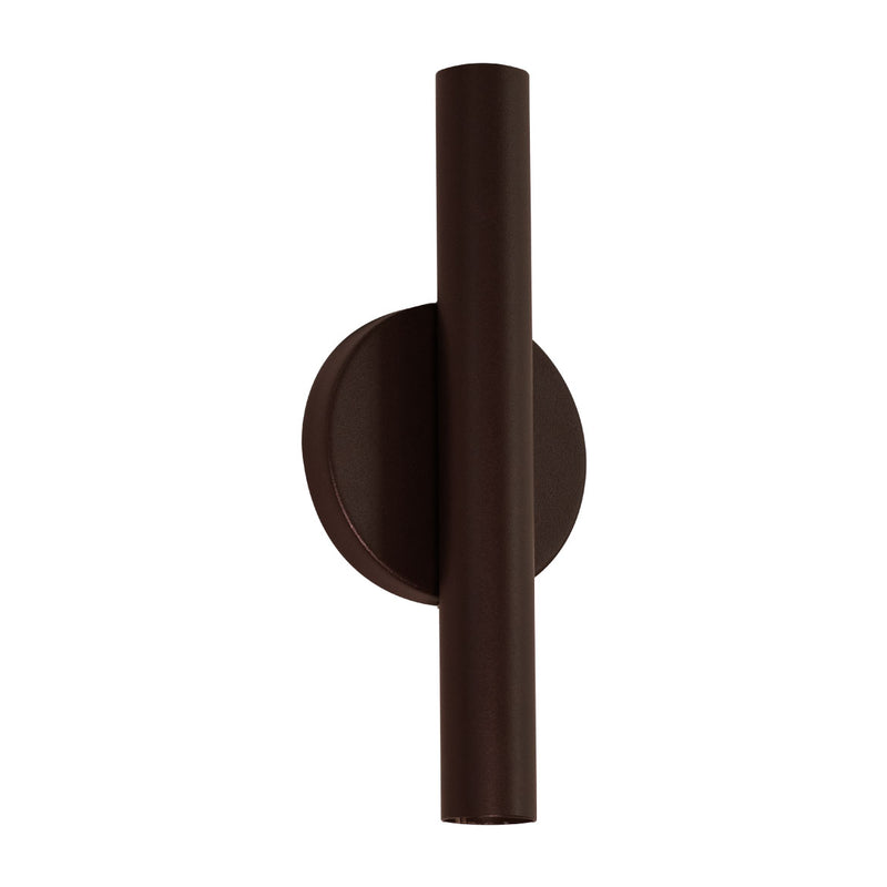 Arandela Tubo Cilindro 30cm Marrom 2 fachos p/ MR11 Starlumen ST2773