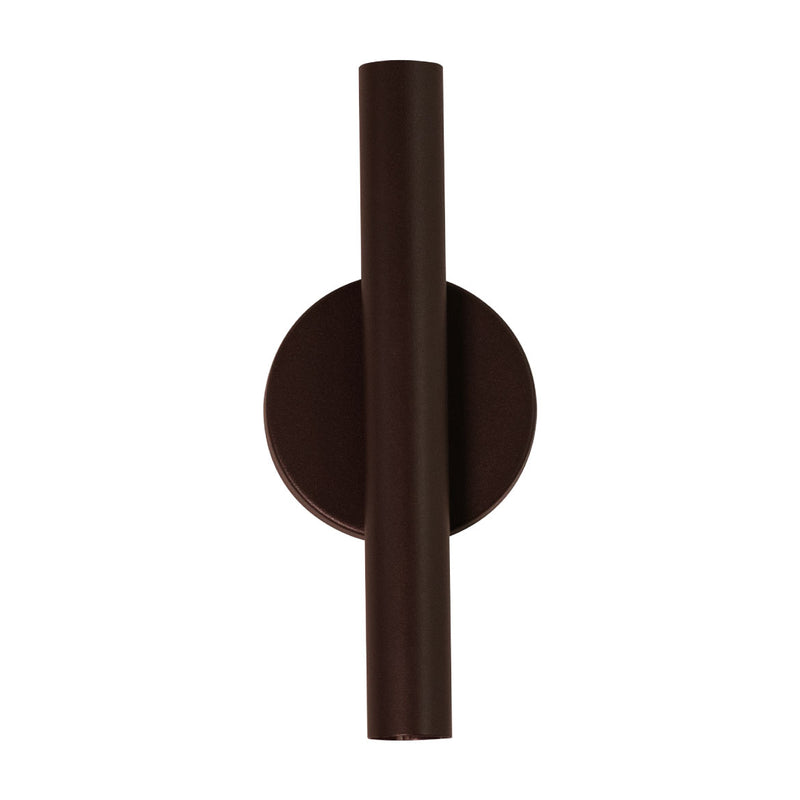 Arandela Tubo Cilindro 30cm Marrom 2 fachos p/ MR11 Starlumen ST2773