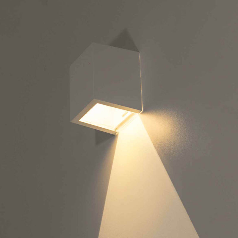 Arandela luminária de parede 1 facho Policarbonato + LED G9 5w ST2775