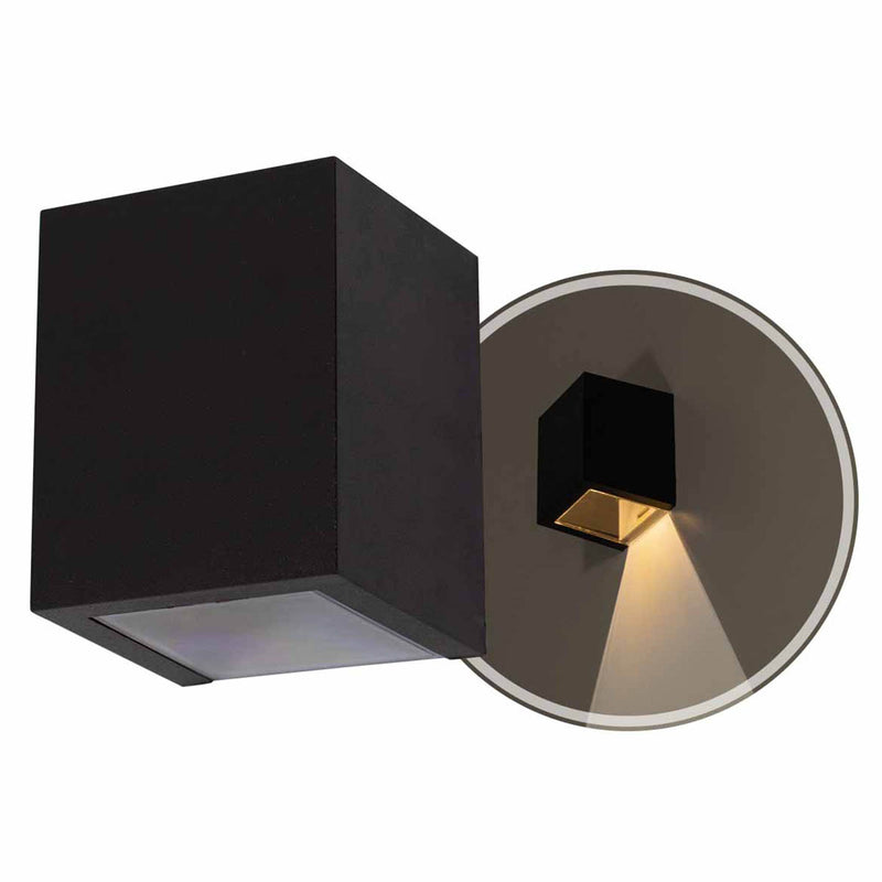 Arandela luminária de parede 1 facho Policarbonato ST2775