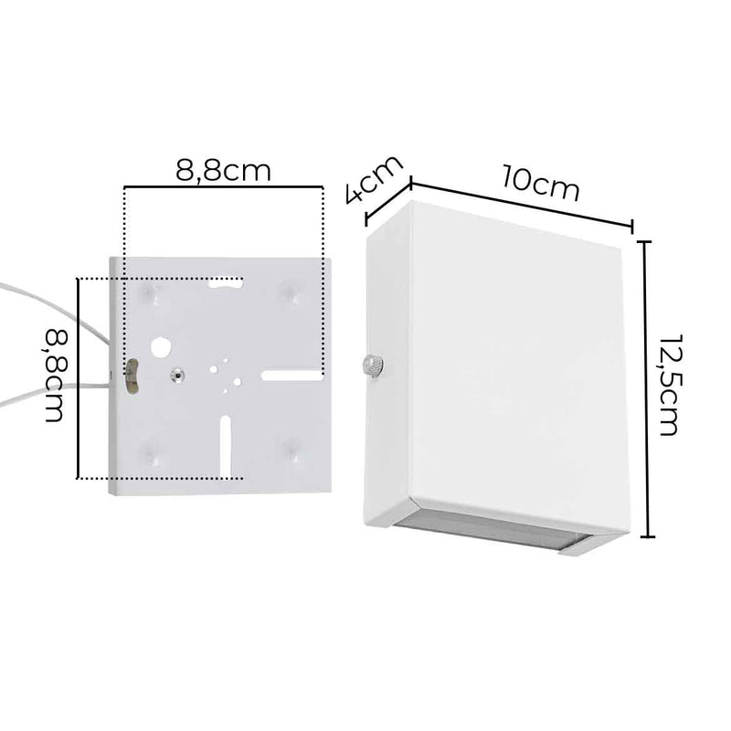 Arandela Slim 1 Foco Interna ou Externa em Alumínio p/ G9 ST2780